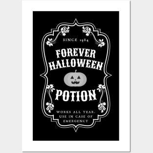 Vintage Label: Eternal Halloween Potion Since 1984 Posters and Art